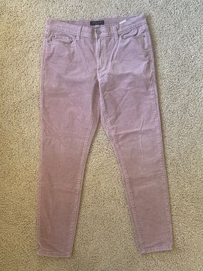 BANANA REPUBLIC Corduroy Blush Pink Skinny Fit Pants